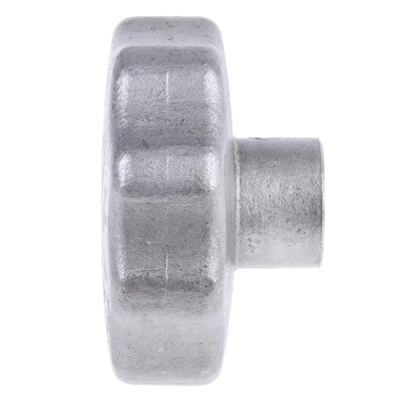 RS PRO Silver Stainless Steel Multiple Lobes Clamping Knob M10 Threaded Through Hole 478-989