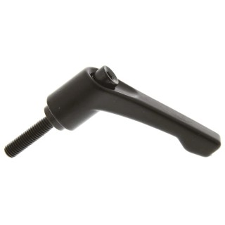 RS PRO Steel Clamping Lever, M5 x 20 mm Die Cast Zinc Handle with Steel Male Thread 479-015