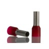 Weidmüller Insulated Crimp Bootlace Ferrule, 12 mm Pin Length, 4.5 mm Pin Diameter, Red to 7 AWG Wire Size 9019240000
