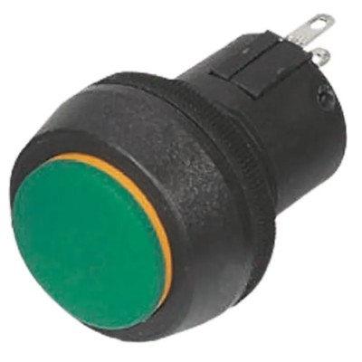 ITW Switches 76-97 Series Push Button Switch Latching Panel 22 mm Cutout SPDT IP67 250 V 10A 76-9712/439088G