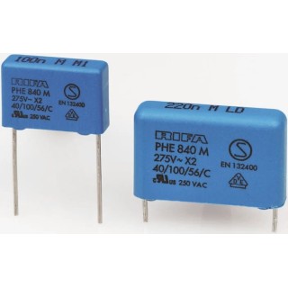 KEMET PHE840 Film Capacitor ±20% 47nF 760V DC 280V AC Through Hole 