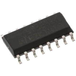 STMicroelectronics 2-Channel CMOS/TTL Line Transceiver, Differential Output, 16-Pin SOIC Package ST3232CDR