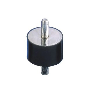 Paulstra Hutchinson Cylindrically Shaped M4 Anti-Vibration Mount Male to Male Bobbin with 20 daN Compression, 16 mm OD 521650