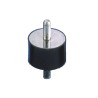 Paulstra Hutchinson Cylindrically Shaped M4 Anti-Vibration Mount Male to Male Bobbin with 20 daN Compression, 16 mm OD 521650