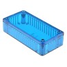 Hammond 1591 Series Transparent Blue Polycarbonate Enclosure IP54 25mm x 100mm x 50mm 1591ATBU