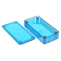 Hammond 1591 Series Transparent Blue Polycarbonate Enclosure IP54 25mm x 100mm x 50mm 1591ATBU