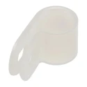 RS PRO Nylon P-Clip 9.5 mm Closed Inside Diameter Natural Colour 12 mm Width Model 479-538