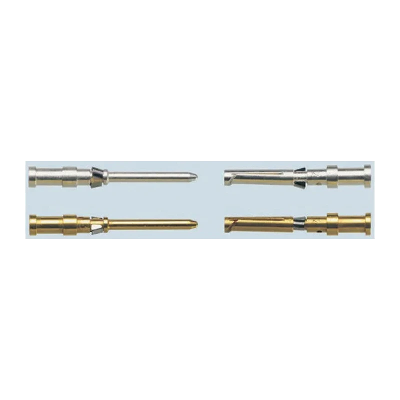 EPIC Heavy Duty Power Connector HD Male Crimp Contact 10A 0.5mm² Copper Alloy Gold Plated 250V AC 13.1626