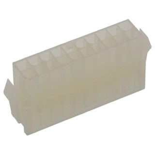 Molex Mini-Fit Male Connector Housing Panel Mount 20 Contacts 2 Row Straight 4.2 mm Pitch 39-01-2201