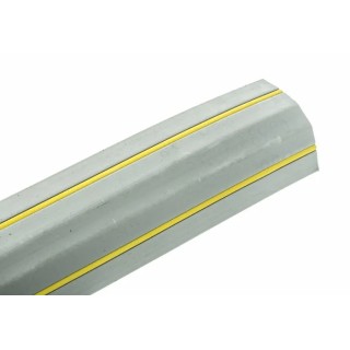 RS PRO 3 m Yellow Grey Cable Cover in Rubber, 14 mm ID 26101119