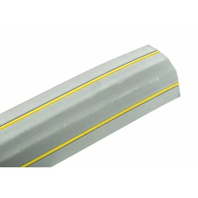 RS PRO 3 m Yellow Grey Cable Cover in Rubber, 14 mm ID 26101119