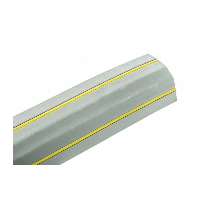 RS PRO 3 m Yellow Grey Cable Cover in Rubber, 14 mm ID 26101119