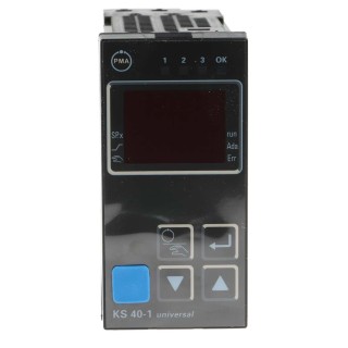P.M.A KS40 Panel PID Temperature Controller, 2 Output Relay 250V ac On-Off MPN KS40-102-0000D-011
