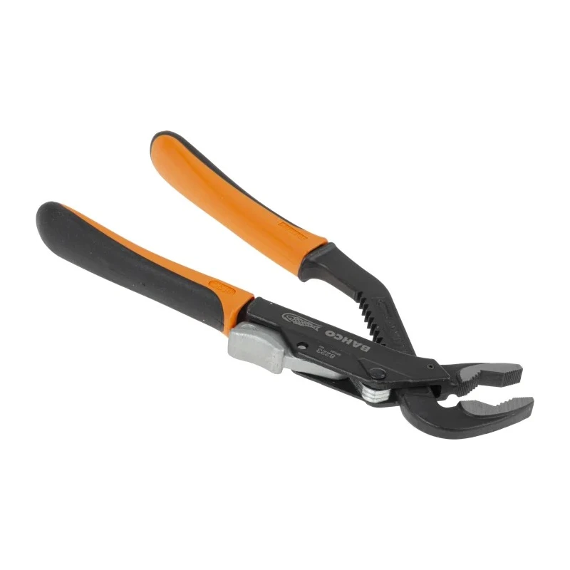 Bahco Water Pump Plier 210mm Overall Length, 37.25mm Jaw, Steel, Anti-Corrosion Black Finish 8223