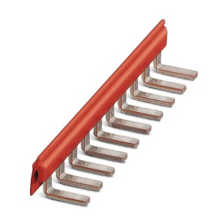 Phoenix Contact EB Series Red Copper Insertion Bridge Jumper Bar for DIN Rail Terminal Blocks 2715953