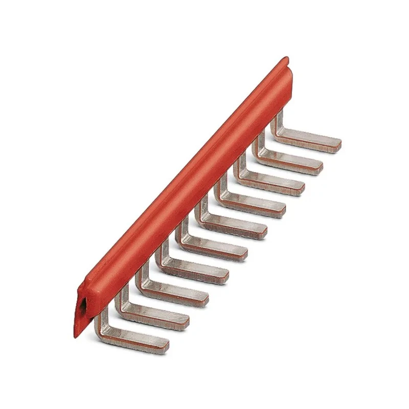 Phoenix Contact EB Series Red Copper Insertion Bridge Jumper Bar for DIN Rail Terminal Blocks 2715953