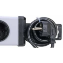 Bodo Ehmann 16A 250V 4 Gang Extension Lead with 1.5m Type F German Schuko Cable RCD Protected 0221X00042301