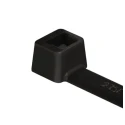 HellermannTyton Non-Releasable Cable Tie 300 mm x 7.6 mm Black Polyamide 66 111-12210 T120I-PA66-BK