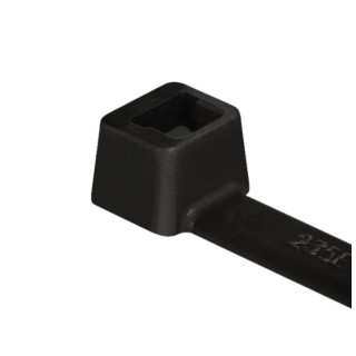 HellermannTyton Non-Releasable Cable Tie 300 mm x 7.6 mm Black Polyamide 66 111-12210 T120I-PA66-BK