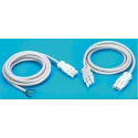 Wieland GST18 Series Cable Assembly Male/Female, 3-Pole, 16A, 3-Way, 250V, IP40 92.232.1000.2