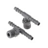 RS PRO Hose Connector Polyamide Male BSPT Threaded 6 mm ID 1/4 in x 1/8 in 419-7366