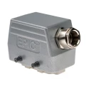 EPIC Heavy Duty Power Connector 10 Way, 16A, 440V, Metal Housing, Screw Terminals 10192000+19042000+71200200