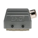 EPIC Heavy Duty Power Connector 10 Way, 16A, 440V, Metal Housing, Screw Terminals 10192000+19042000+71200200