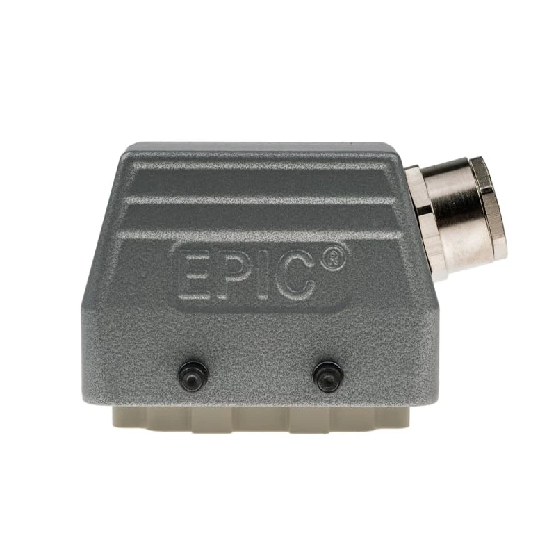 EPIC Heavy Duty Power Connector 10 Way, 16A, 440V, Metal Housing, Screw Terminals 10192000+19042000+71200200