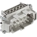 EPIC Heavy Duty Power Connector 10 Way, 16A, 440V, Metal Housing, Screw Terminals 10192000+19042000+71200200
