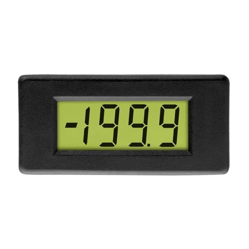 NEUTRAL Digital Voltmeter DC, LCD Display 3-Digits ±1 % Accuracy, 11.4 mm x 28.4 mm Panel, Series DPM 1AS-BL