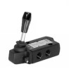 EMERSON ? ASCO Lever Pneumatic Manual Control Valve 551 Series, G 1/4, 3/2 Valve Function, Aluminium Body 55102089