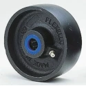 Flexello Cast Iron Trolley Wheel Load Capacity 300kg Wheel Diameter 100mm Roller Bearing 420-3405