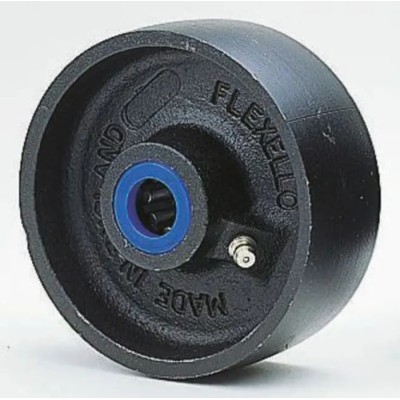 Flexello Cast Iron Trolley Wheel Load Capacity 300kg Wheel Diameter 100mm Roller Bearing 420-3405