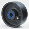 Flexello Cast Iron Trolley Wheel Load Capacity 300kg Wheel Diameter 100mm Roller Bearing 420-3405