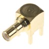 RS PRO SMB Series Coaxial Connector Through Hole Female, 50 Ω, Right Angle Body, Solder Termination 1-1337481-0