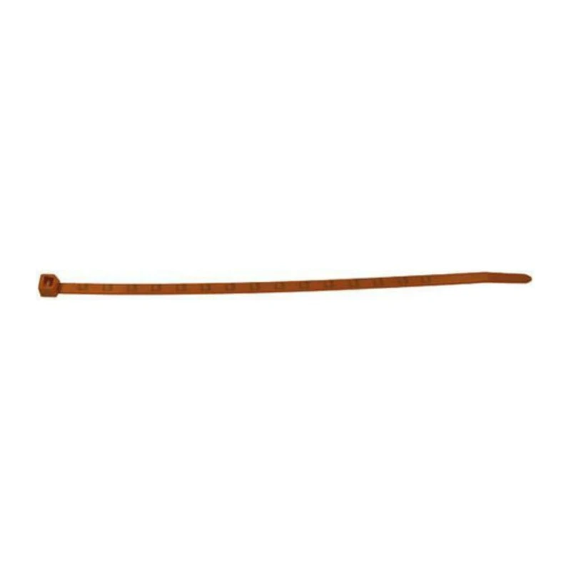 HellermannTyton Cable Tie Printed ID for Metering Orange Polyamide 66 200 mm x 4.6 mm 902-01455 T50RPRN-PA66-OG