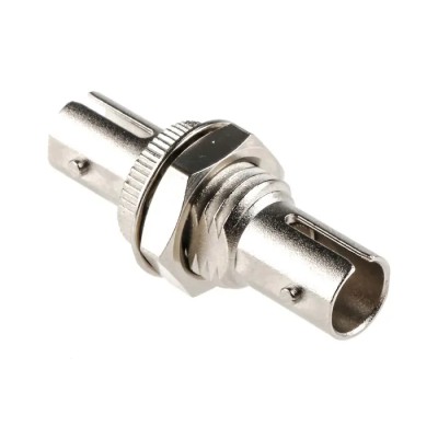 RS PRO Multimode Fibre Optic Adapter ST to ST Metal Housing 2dB Insertion Loss 422-6010