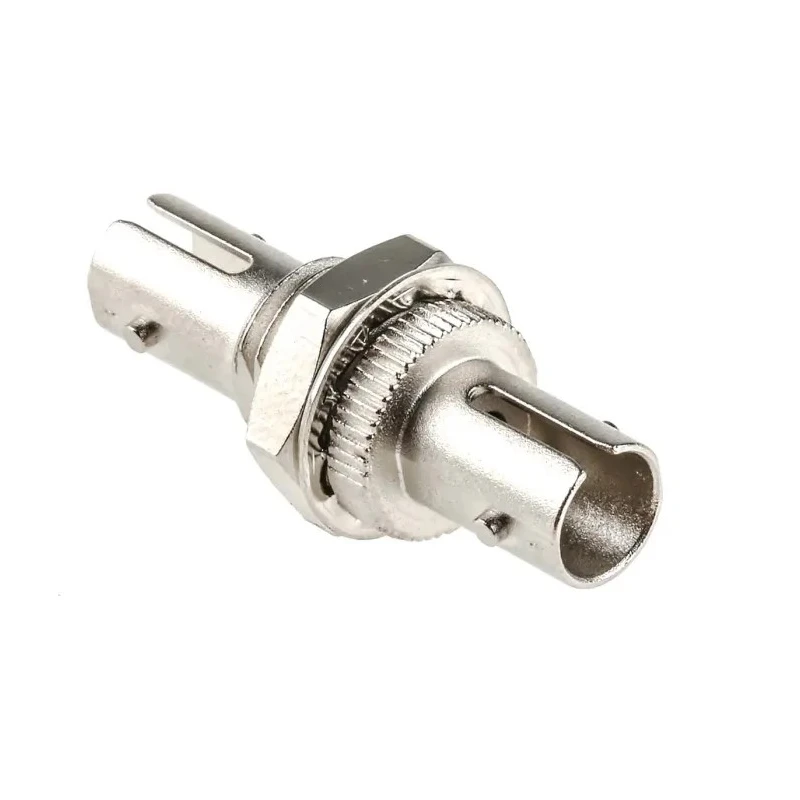 RS PRO Multimode Fibre Optic Adapter ST to ST Metal Housing 2dB Insertion Loss 422-6010