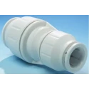 John Guest Plastic Pipe Fitting Straight Reducer Acetal Material 12 bar Maximum Operating Pressure PEM202215W