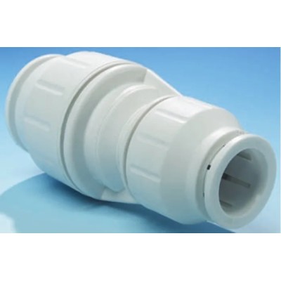 John Guest Plastic Pipe Fitting Straight Reducer Acetal Material 12 bar Maximum Operating Pressure PEM202215W