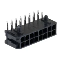 Molex Micro-Fit 3.0 Series Right Angle Through Hole PCB Header 16 Contact 3 mm Pitch 2 Row Shrouded 43045-1600