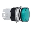 Schneider Electric Panel Mount Green Incandescent Lamp Pilot Light Head Harmony XB6 16 mm Cutout 240V IP65 Round ZB6AV3