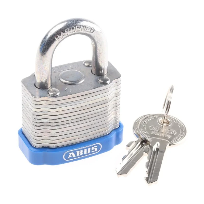 ABUS Key Steel Weatherproof Padlock 6.7 mm Shackle Diameter, 44 mm Body Width XR0041 40KA1