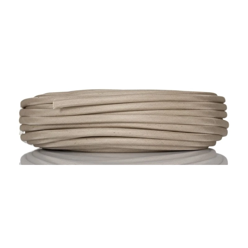 HellermannTyton Braided Fibreglass Natural Cable Sleeve 25m Length 6mm Diameter GSS6.0