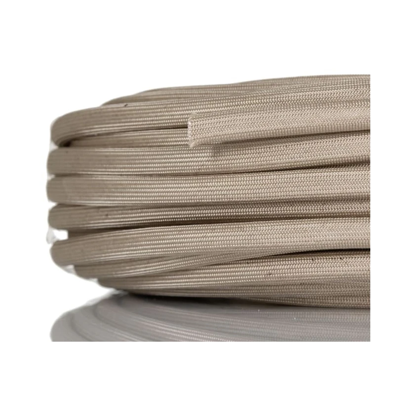HellermannTyton Braided Fibreglass Natural Cable Sleeve 25m Length 6mm Diameter GSS6.0