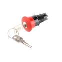 Schneider Electric Harmony Series Key Release Emergency Stop Push Button Panel Mount 16mm Cutout IP65 ZB6AS934