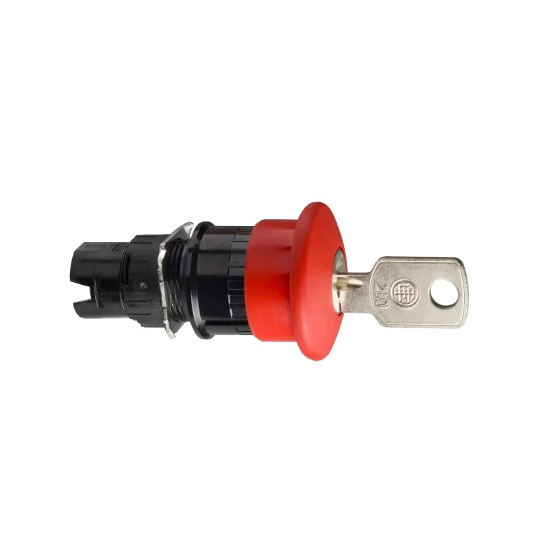 Schneider Electric Harmony Series Key Release Emergency Stop Push Button Panel Mount 16mm Cutout IP65 ZB6AS934
