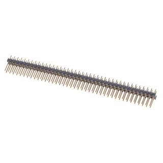 Wurth Elektronik 473 Series Straight Through Hole Pin Header, 80 Contacts, 2.54mm Pitch, 2 Row, Unshrouded 613080264421