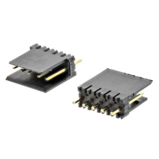 Wurth Elektronik 475 Series Straight Through Hole PCB Header, 5 Contacts, 2.54 mm Pitch, 1 Row, Shrouded 66100511621