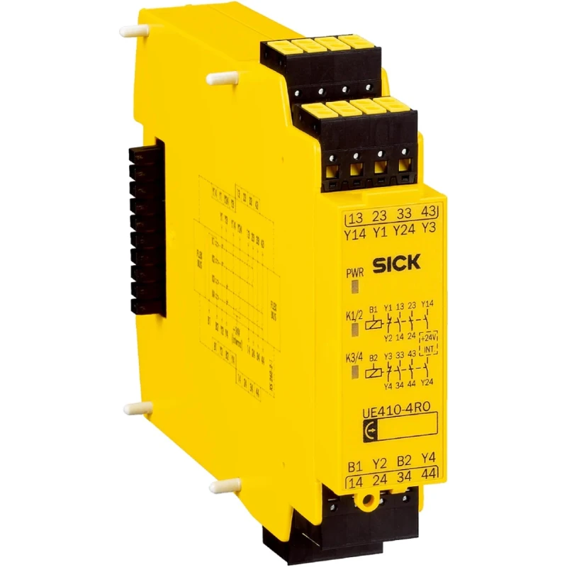 SICK UE410 Series Safety Controller 30V dc, 3.2W Power, 4 Outputs, DIN Rail Mount 
